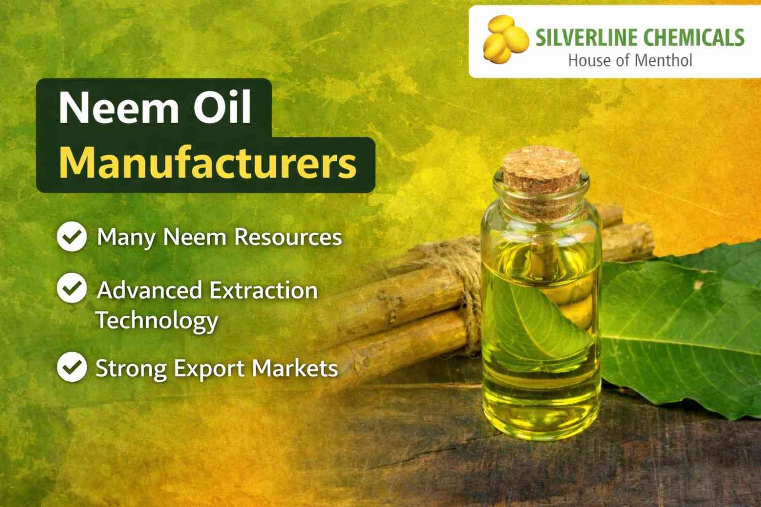 Why Are Indian Neem Oil Manufacturers Leading the Global Market